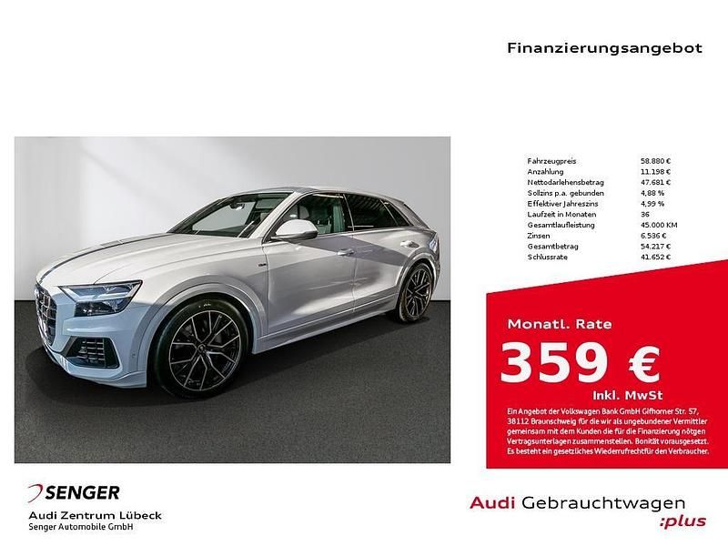 Gebraucht Audi Q8 Ambiente 340 PS (250 kW) 2022 Carraraweiß SUV