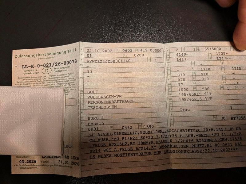 Gebraucht VW Golf IV 75 PS (55 kW) 2002 Silber Kleinwagen