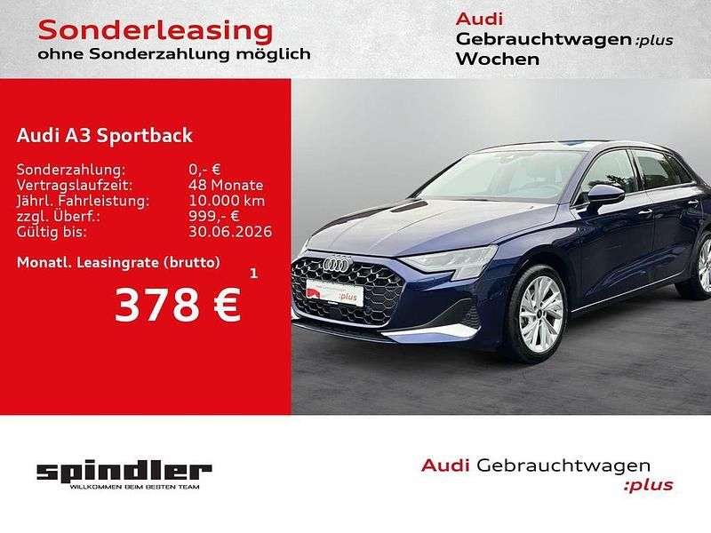 Second-hand Audi A3 Advanced Plus 150 CP (110 kW) 2024 Albastru Berlinǎ
