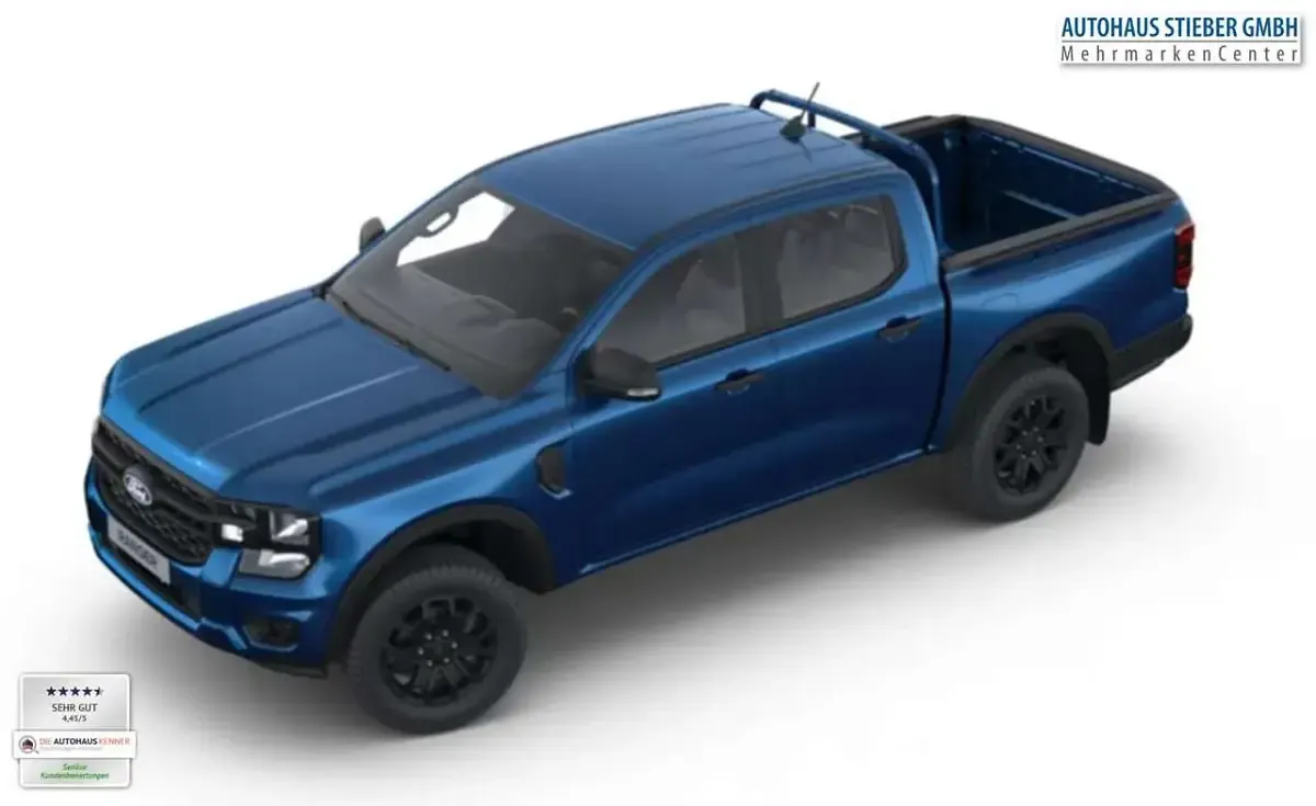 Nowe Ford Ranger XLT 170 KM (125 kW) 2026 Niebieski Pickup