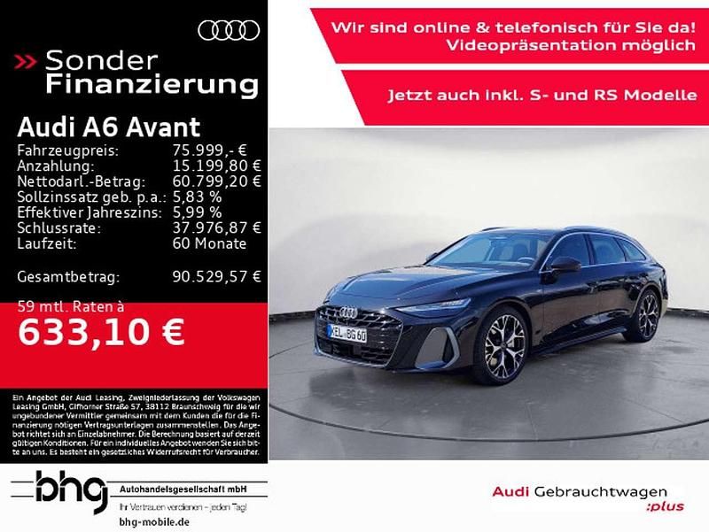 Schwarz Gebraucht 2025 Audi A6 Edition .1 Kombi | 75.999 € (Etwas zu teuer) - Bild 1/4