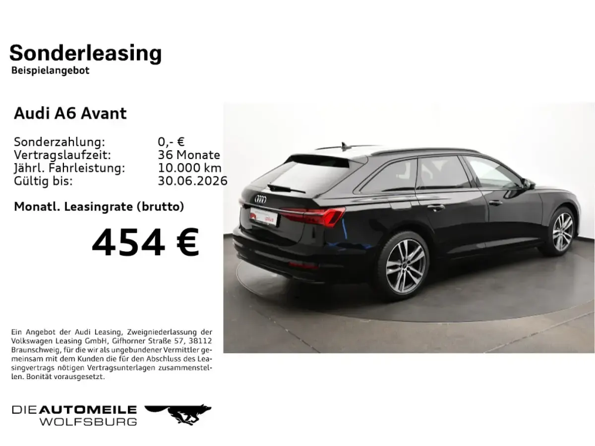Gebraucht Audi A6 Advanced 163 PS (119 kW) 2024 Mythosschwarz metallic Kombi