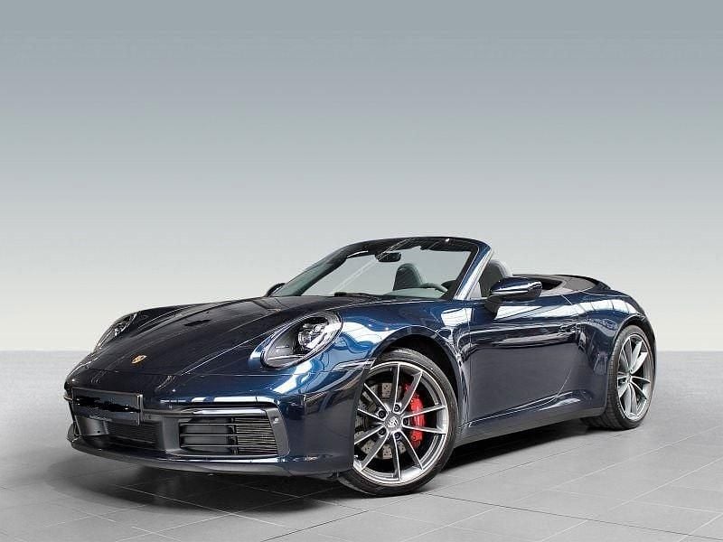 Blau Gebraucht 2020 Porsche 911 Carrera S Cabriolet Cabrio | 123.760 € (Superpreis) - Bild 1/4