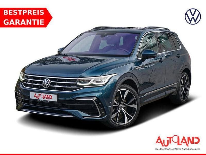 Blau Gebraucht 2021 VW Tiguan R-line SUV | 32.950 € (Etwas zu teuer) - Bild 1/4