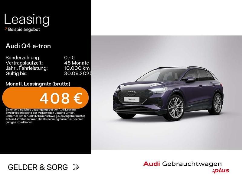 Auroraviolett metallic Gebraucht 2025 Audi Q4 e-tron Ambiente SUV | 48.880 € (Fairer Preis) - Bild 1/3