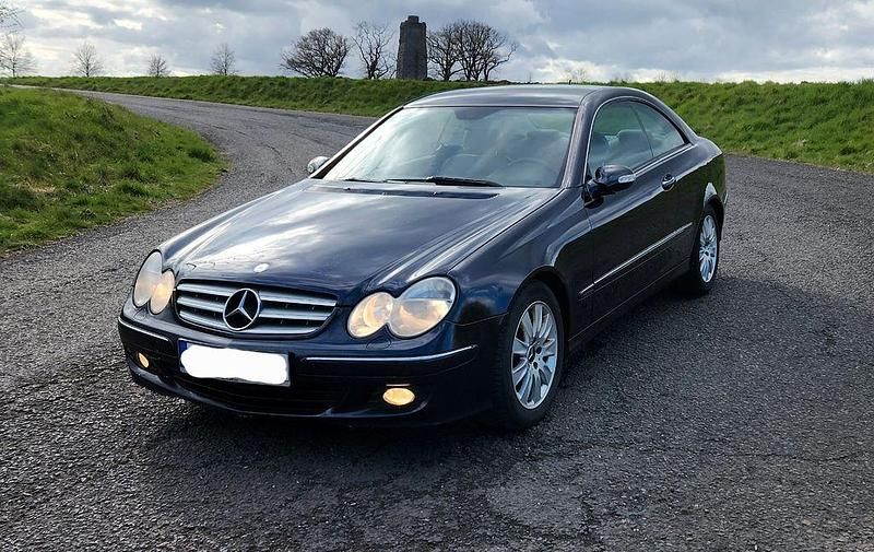 Gebraucht Mercedes CLK200 Elegance 184 PS (135 kW) 2008 Blau Coupé