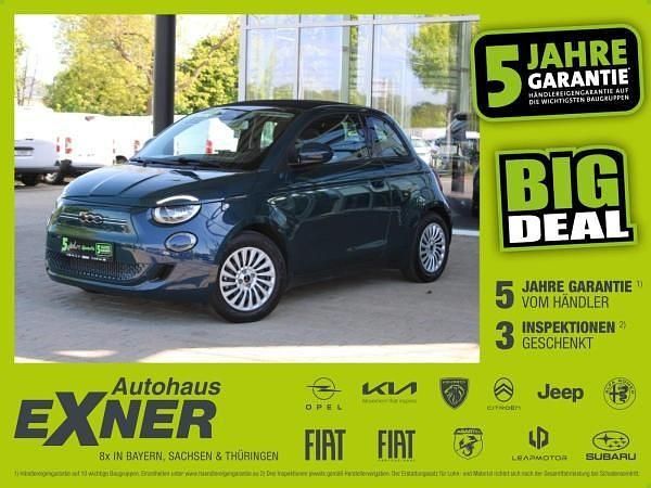 Grün (ozean grün) Gebraucht 2023 Fiat 500e Cabrio | 19.900 € (Superpreis) - Bild 1/4