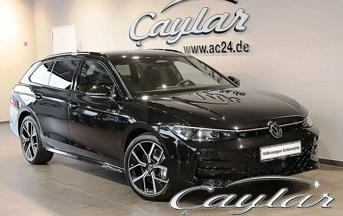 Ny VW Passat R-line 193 HK (141 kW) 2025 Sort Stationcar