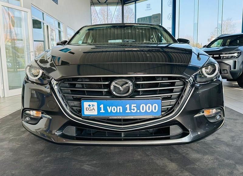 Gebraucht Mazda 3 Exclusive-Line 120 PS (88 kW) 2017 Matrixgrau metallic Limousine