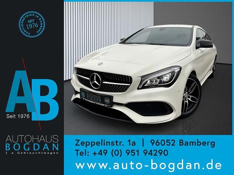 Calcitweiss/zirrusweiss Gebraucht 2017 Mercedes CLA180 Shooting Brake AMG line Kombi | 18.490 € (Fairer Preis) - Bild 1/4