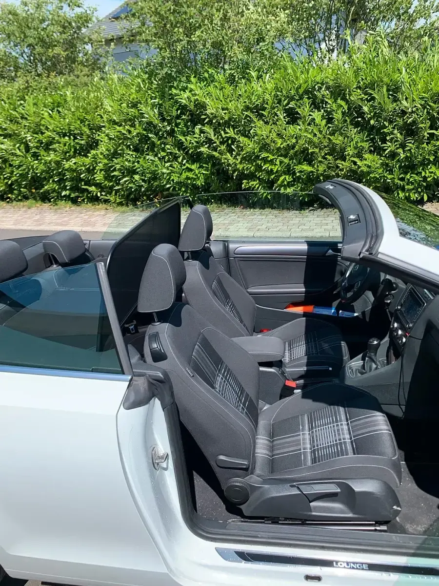Gebraucht VW Golf Cabriolet 105 PS (77 kW) 2015 Weiß Cabrio