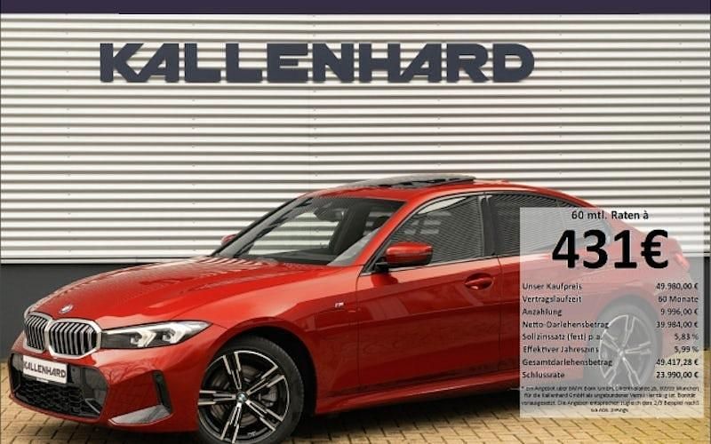 Dragon fire rot metallic Gebraucht 2025 BMW 330e M Sport Limousine | 49.980 € (Etwas zu teuer) - Bild 1/4