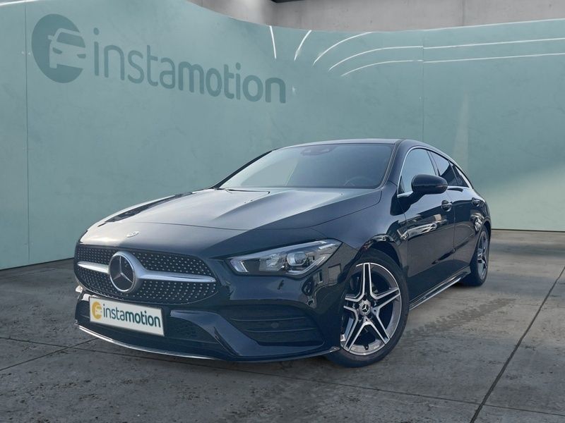 Schwarz Gebraucht 2020 Mercedes CLA200 Shooting Brake AMG Kombi | 36.200 € (Teuer) - Bild 1/3