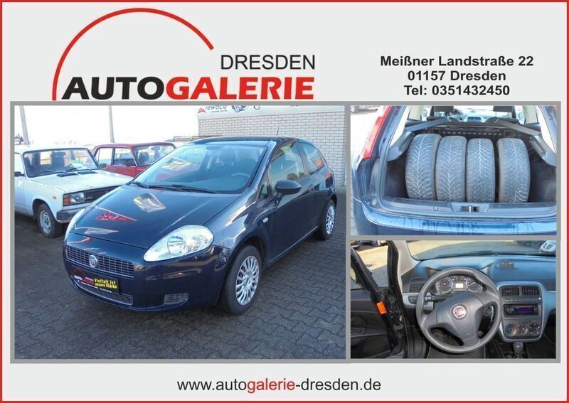 Blau Gebraucht 2009 Fiat Grande Punto Active Kleinwagen | 2.095 € (Guter Preis) - Bild 1/4