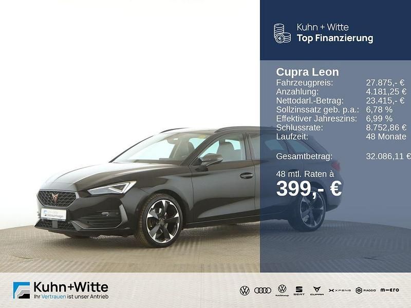 Gebraucht Cupra Leon 150 PS (110 kW) 2023 Schwarz Limousine