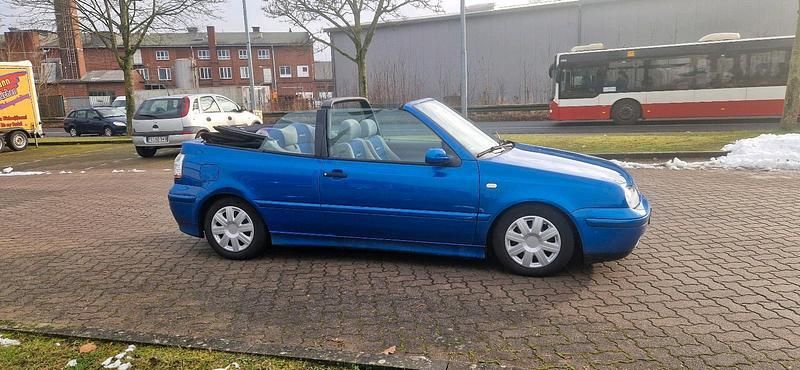 Blau Gebraucht 2000 VW Golf Cabriolet Cabrio | 2.150 € (Guter Preis) - Bild 1/4