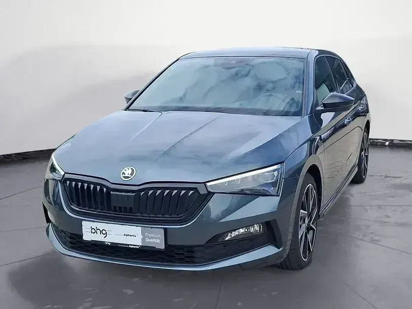 Gebraucht Skoda Scala Monte Carlo 150 PS (110 kW) 2020 Quarzgrau metallic Kleinwagen