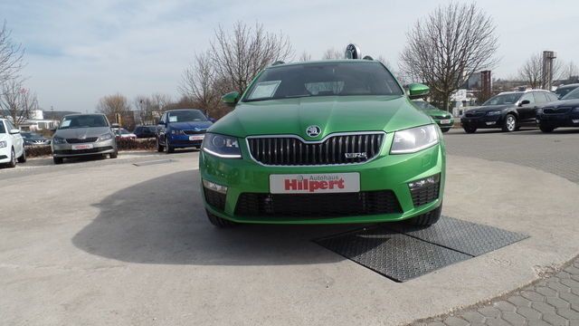 Gebraucht Skoda Octavia RS 184 PS (135 kW) 2016 Grün metallic Kombi