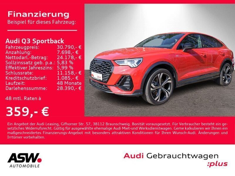 Tangorot metallic Gebraucht 2022 Audi Q3 Sportback Ambiente SUV | 30.790 € (Guter Preis) - Bild 1/4