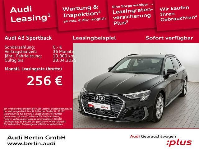 Gebraucht Audi A3 S-Line 116 PS (85 kW) 2024 Mythosschwarz metallic Limousine