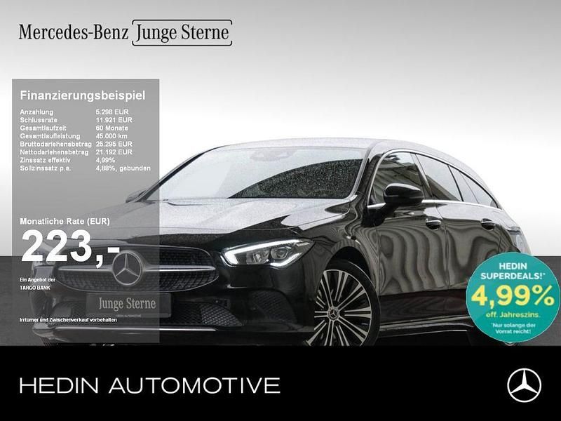 Schwarz Gebraucht 2022 Mercedes CLA200 Progressive Limousine | 26.490 € (Guter Preis) - Bild 1/4