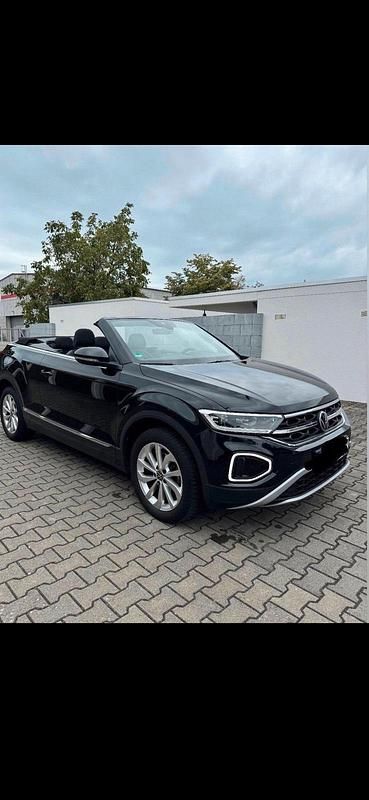 Gebraucht VW T-Roc Cabriolet 150 PS (110 kW) 2022 Schwarz Cabrio