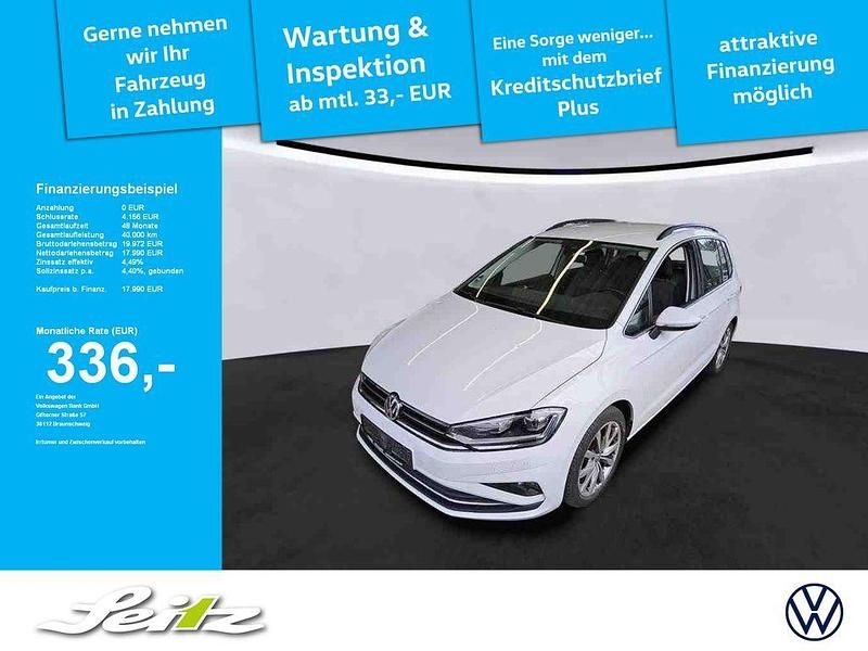 Pure white Gebraucht 2020 VW Golf Sportsvan Highline Van / Kleinbus | 17.990 € (Fairer Preis) - Bild 1/3