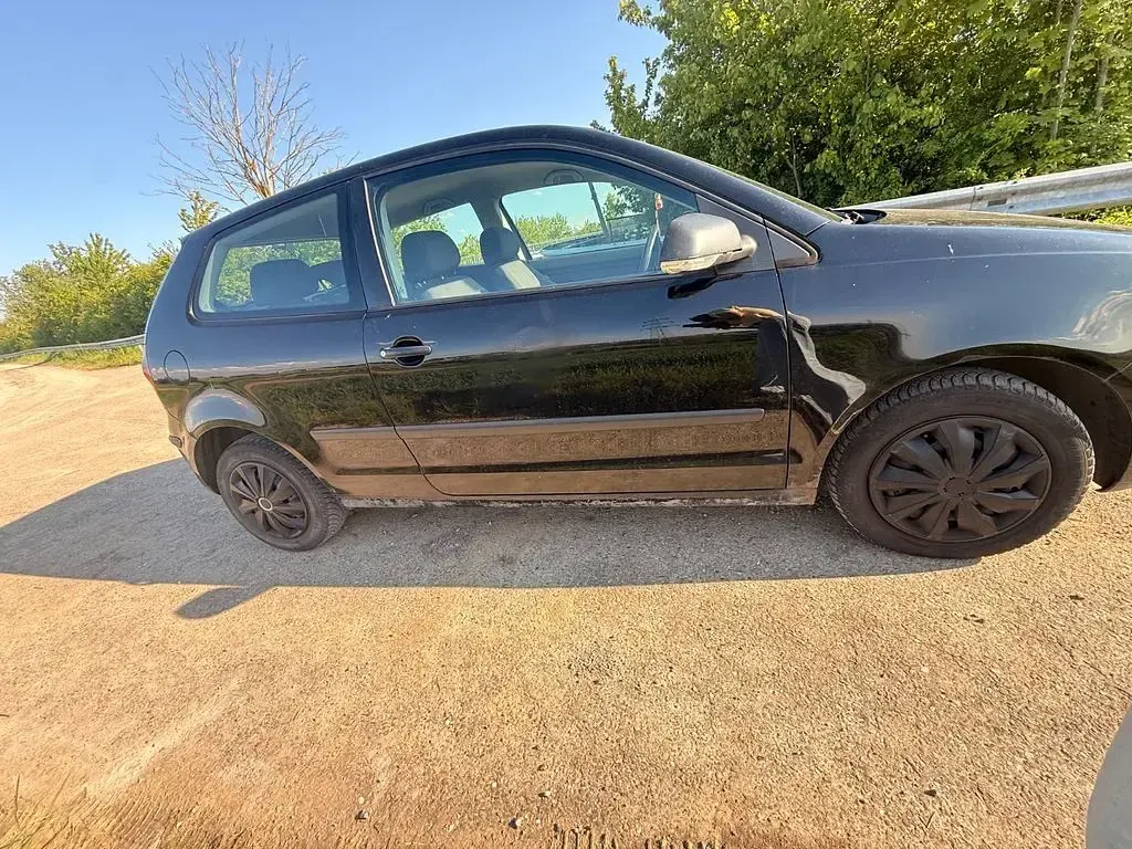 Gebraucht VW Polo Trendline 60 PS (44 kW) 2008 Schwarz Kleinwagen