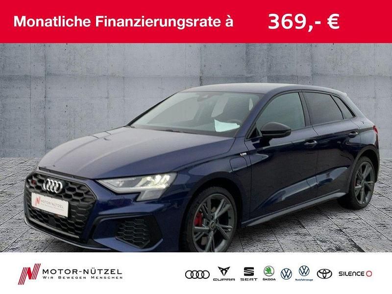 Navarrablau metallic Gebraucht 2022 Audi A3 Sportback e-tron S-Line Limousine | 27.930 € (Fairer Preis) - Bild 1/4