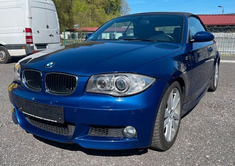 Blau Gebraucht 2009 BMW 120 Cabriolet Efficient Dynamics Cabrio | 6.999 € (Fairer Preis) - Bild 1/4