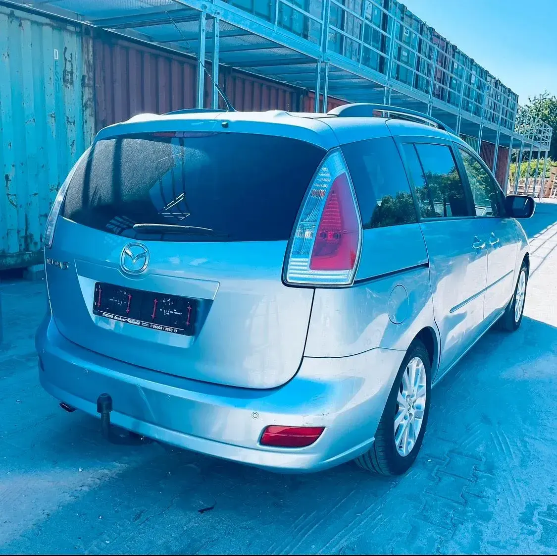 Gebraucht Mazda 5 Comfort 116 PS (85 kW) 2009 Blau Van / Kleinbus