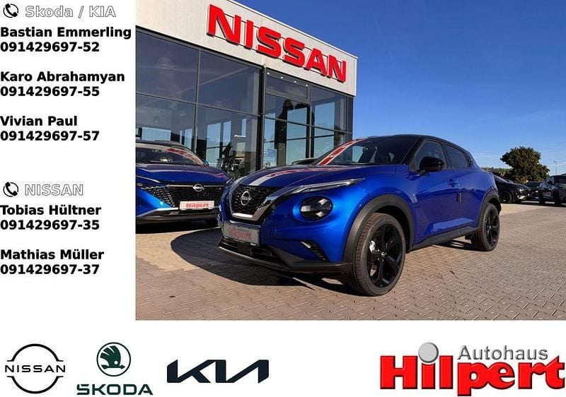 Blau Neu 2025 Nissan Juke Tekna SUV | 29.590 € (Teuer) - Bild 1/4