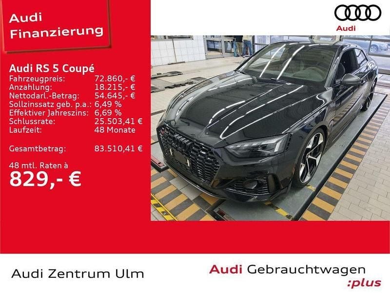 Gebraucht Audi RS5 Ambiente 450 PS (330 kW) 2023 Mythosschwarz metallic (metallic) Coupé