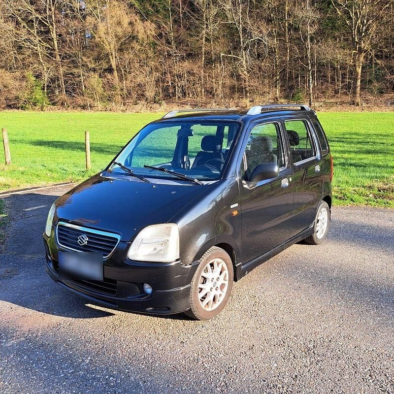 Gebraucht Suzuki Wagon R+ GL 76 PS (55 kW) 2003 Schwarz Van / Kleinbus