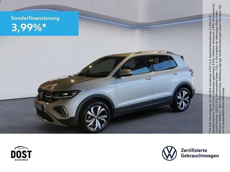 Reflexsilber metallic Gebraucht 2024 VW T-Cross Style SUV | 23.299 € (Fairer Preis) - Bild 1/4