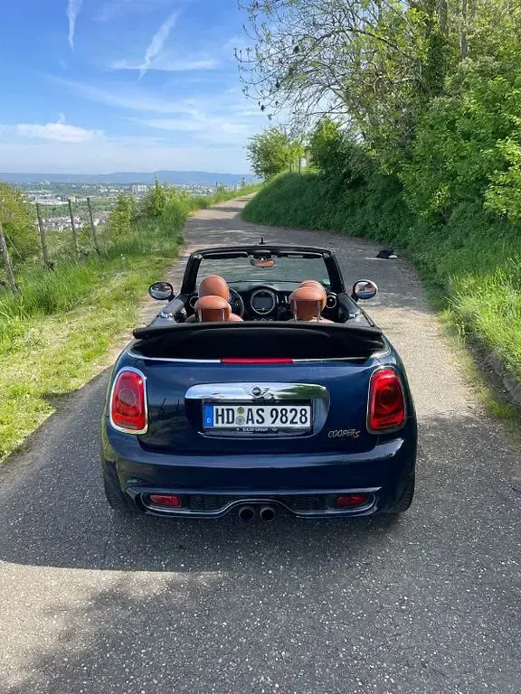 Brugt Mini Cooper S Cabriolet 192 HK (141 kW) 2017 Blå Cabriolet