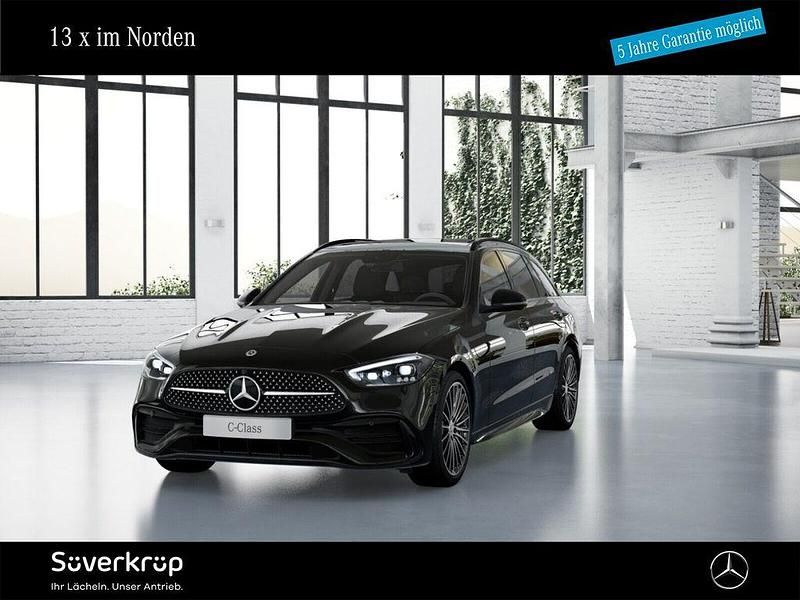 Schwarz Gebraucht 2025 Mercedes C220 AMG Limousine | 54.950 € - Bild 1/3
