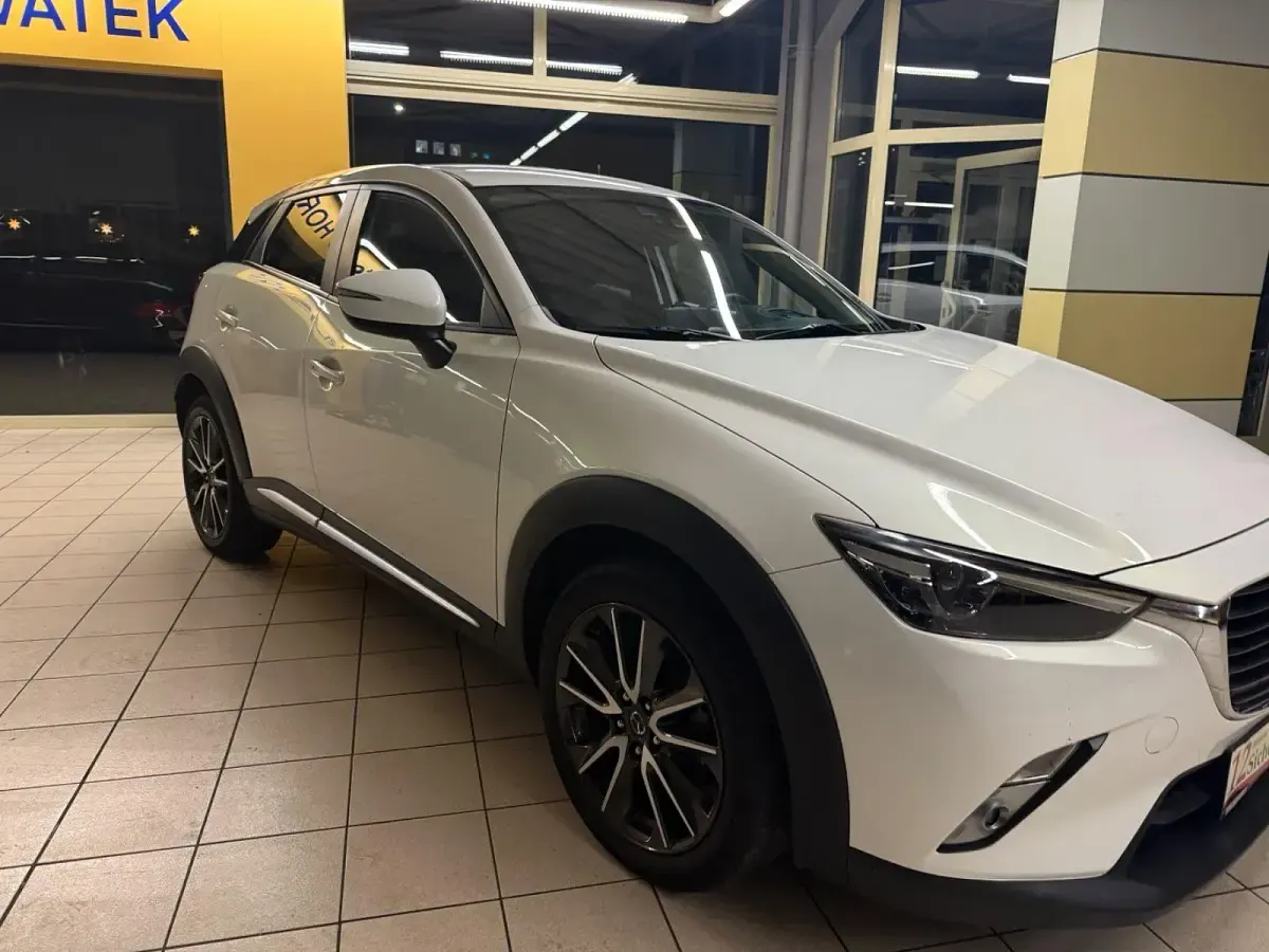 Gebraucht Mazda CX-3 Sports-Line 120 PS (88 kW) 2016 Weiß SUV