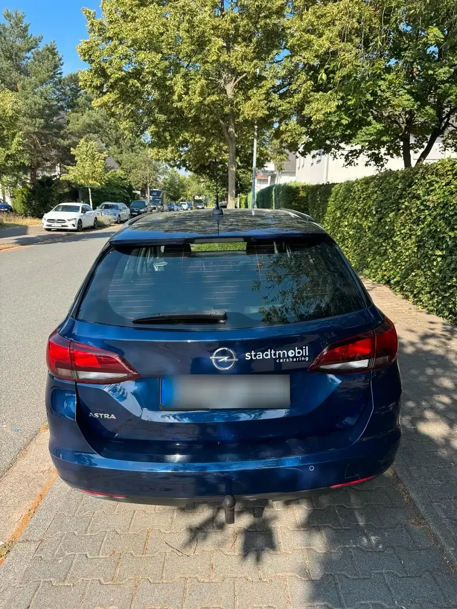 Gebraucht Opel Astra 122 PS (89 kW) 2021 Blau Kombi