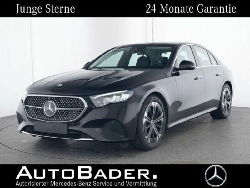 197 lack obsidianschwarz (metallic) Gebraucht 2023 Mercedes E220 Avantgarde Limousine | 46.995 € (Etwas zu teuer) - Bild 1/4