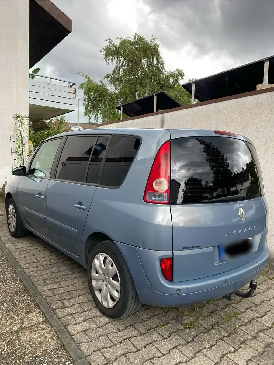 Gebraucht Renault Espace 120 PS (88 kW) 2005 Blau Van / Kleinbus