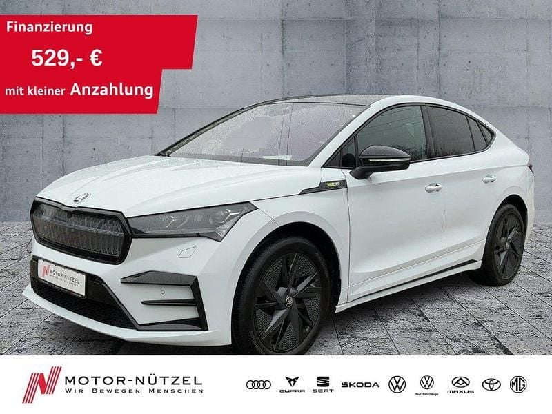 Moonweiß perleffekt Gebraucht 2023 Skoda Enyaq iV Suite SUV | 39.930 € (Fairer Preis) - Bild 1/4
