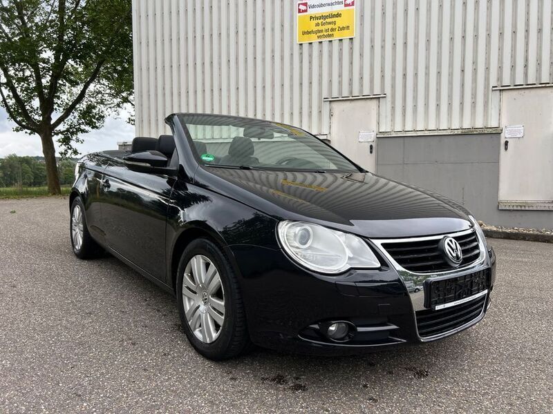 Schwarz Gebraucht 2009 VW Eos Cabrio | 3.590 € (Guter Preis) - Bild 1/4