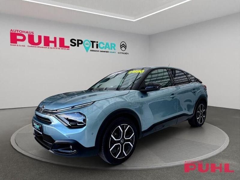 Gebraucht Citroën e-C4 Shine 100 kW (136 PS) 2022 Olbia blau/typ aussenverkleid Limousine