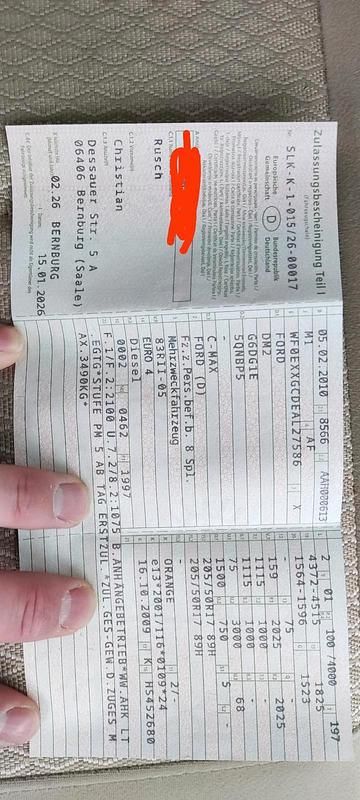 Gebraucht Ford C-MAX 136 PS (100 kW) 2010 Orange Van / Kleinbus