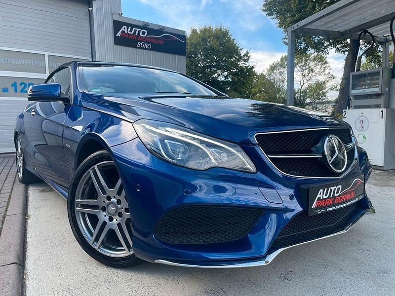Blau Gebraucht 2016 Mercedes E250 Sport Edition Cabrio | 20.490 € (Fairer Preis) - Bild 1/4