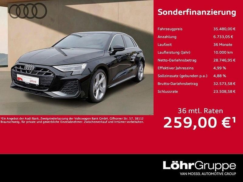 Gebraucht Audi A3 S-Line 150 PS (110 kW) 2025 Mythosschwarz metallic Limousine