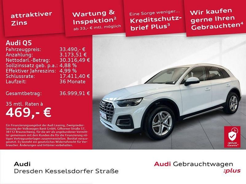 Gebraucht Audi Q5 Advanced Plus 299 PS (219 kW) 2023 Ibisweiß SUV