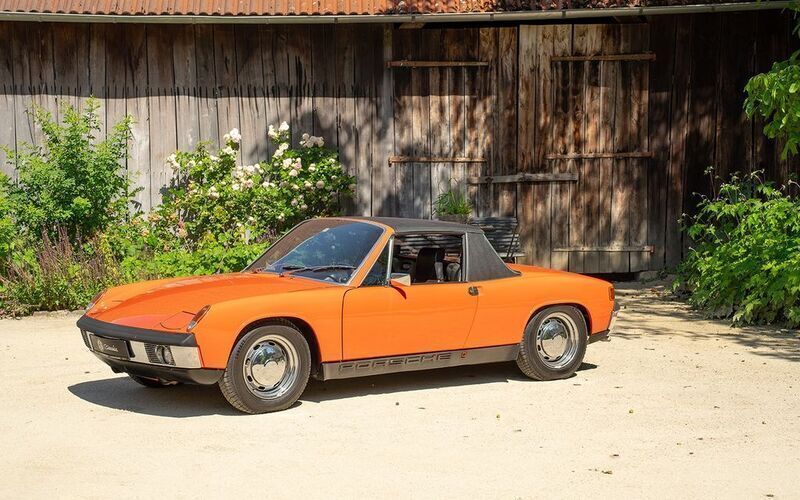 Orange Gebraucht 1972 Porsche 914 Cabrio | 29.900 € - Bild 1/4