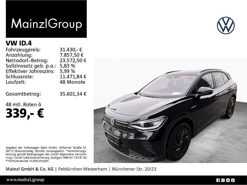 Gebraucht VW ID.4 Pro Performance 150 kW (204 PS) 2022 Schwarz SUV